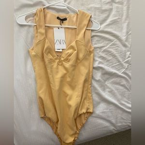 Yellow Zara Bodysuit